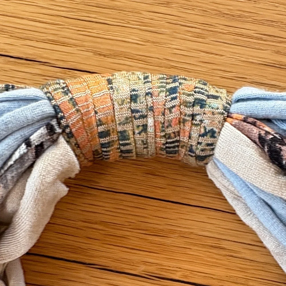 Multicolor Fabric Infinity Scarf